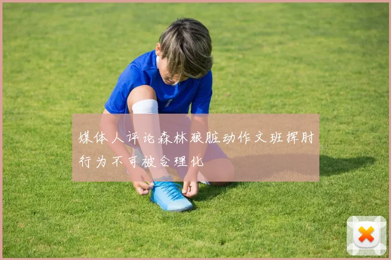 媒体人评论森林狼脏动作文班挥肘行为不可被合理化